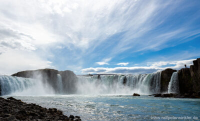 Wasserfall Godafoss (Goðafoss) in Nordisland, Island Foto