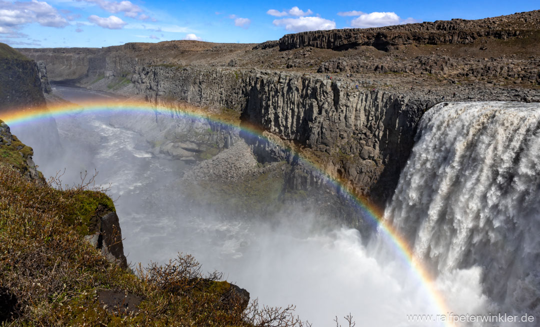 Wasserfall Dettifoss, Island Foto